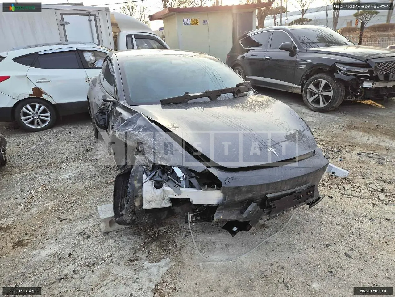 Photo 2 of 9: 2025 Tesla Model 3 RWD, VIN LRW3E7FS9SC601180 — Korean insurance auction