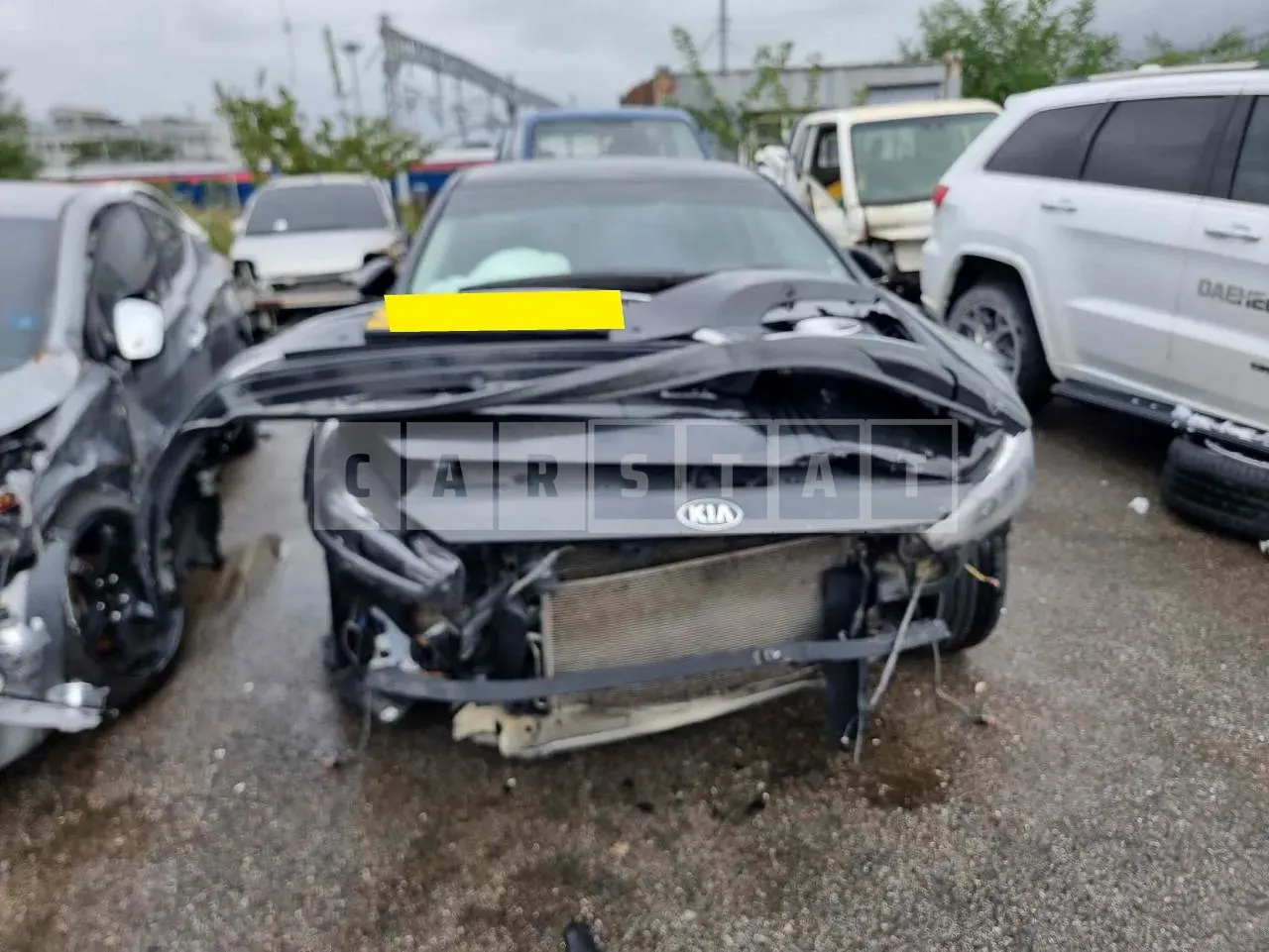 Photo 2 of 17: 2018 Kia K7, VIN KNALC418BJA149764 — Korean insurance auction