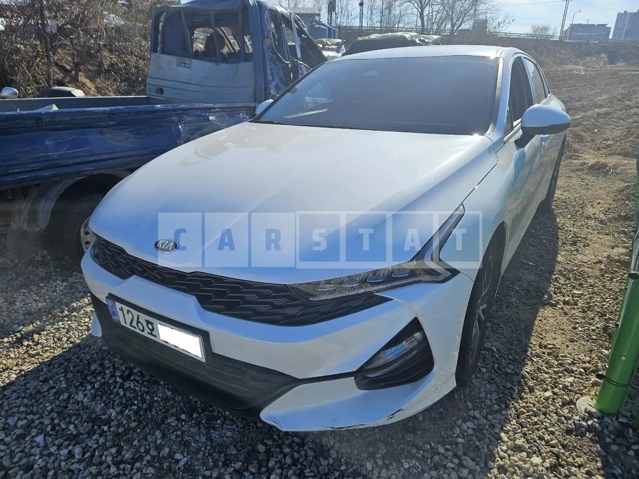 Photo 2 of 15: 2021 Kia K5, VIN KNAG741BBMA134874 — Korean insurance auction