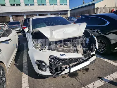 Photo 1 of 9: 2018 Kia Sportage, VIN KNAPN815GJK483155 — Korean insurance auction