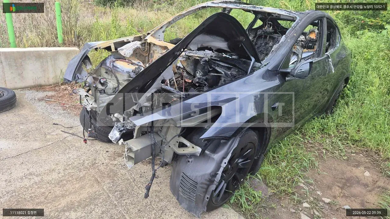 Photo 2 of 13: 2025 Tesla Model Y RWD, VIN LRWYGCFS3SC933477 — Korean insurance auction