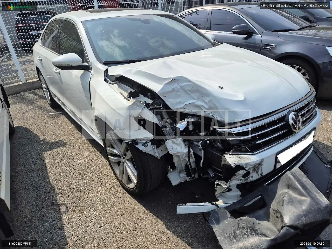 Photo 2 of 9: 2018 Volkswagen Passat 2.0 TSI, VIN 1VWZZZA3ZJC038951 — Korean insurance auction