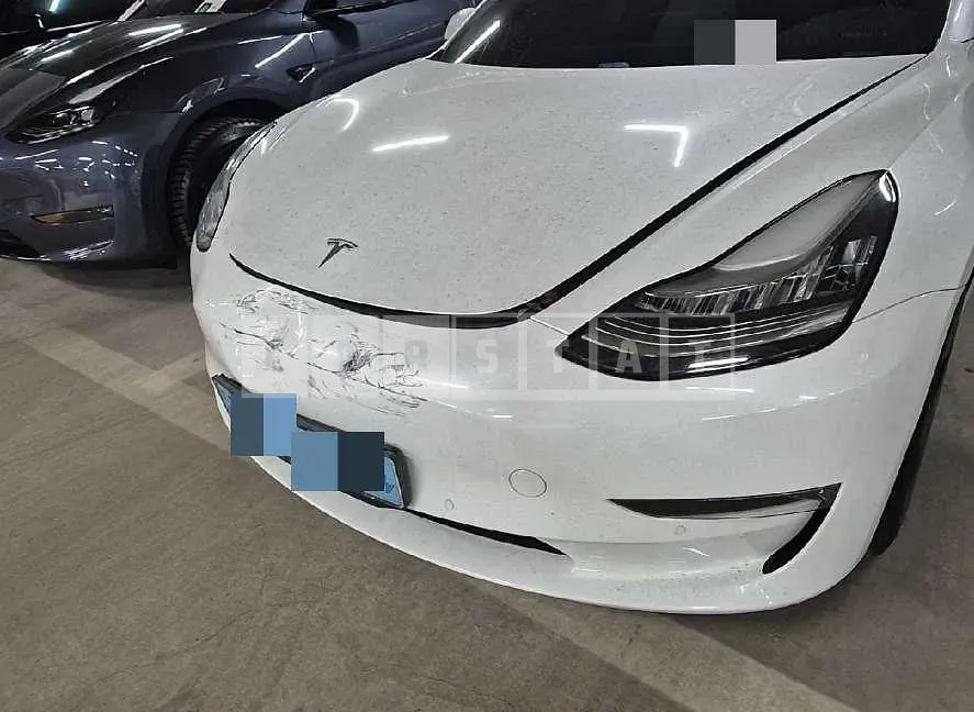 Photo 2 of 4: 2021 Tesla (parts) Model 3 Long Range Bonnet — Korean insurance auction