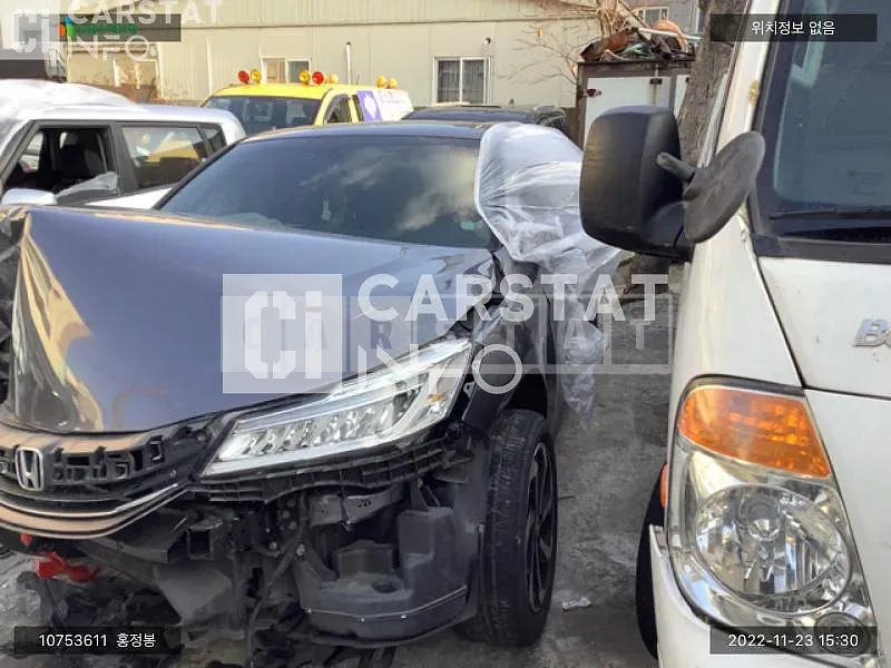 Photo 2 of 12: 2016 Honda Accord 2.4, VIN 1HGCR2680GA512207 — Korean insurance auction
