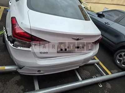 Photo 1 of 14: 2019 Genesis G80 Diesel, VIN KMHGL412BKU327049 — Korean insurance auction