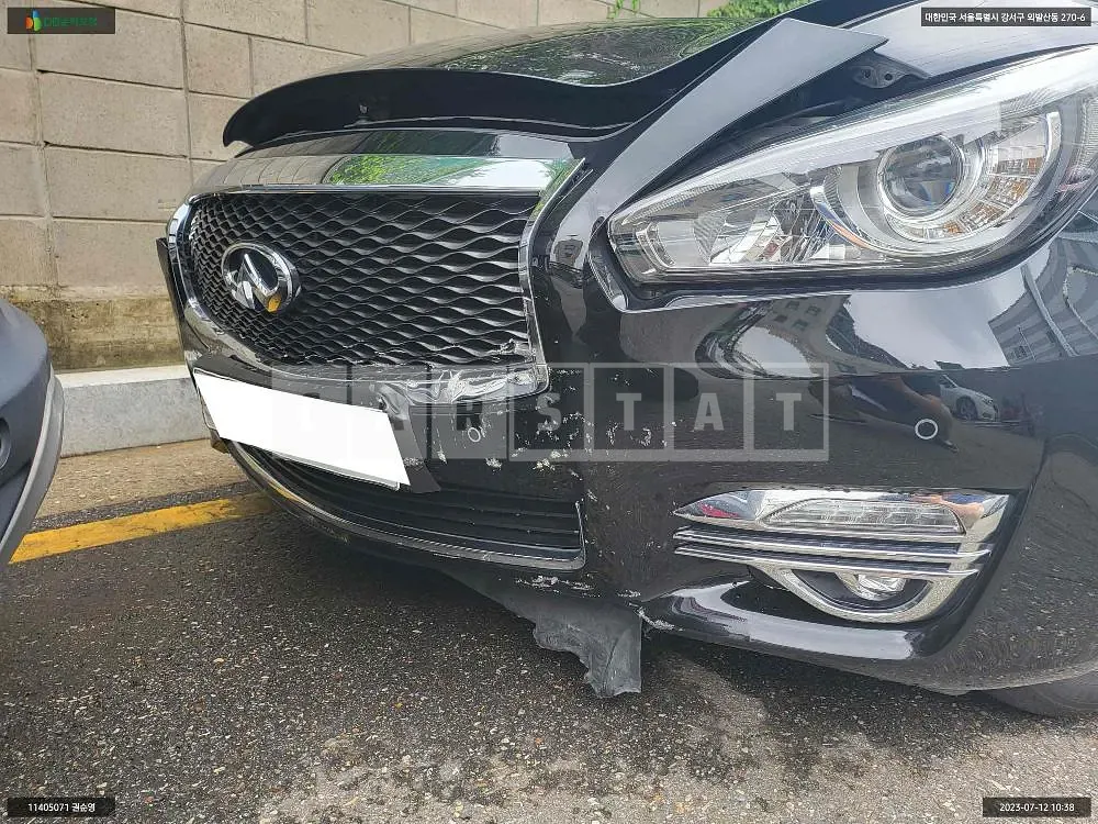 Photo 2 of 14: 2018 Infiniti Nissan Q70 3.7, VIN JNKBY11E3JM650127 — Korean insurance auction