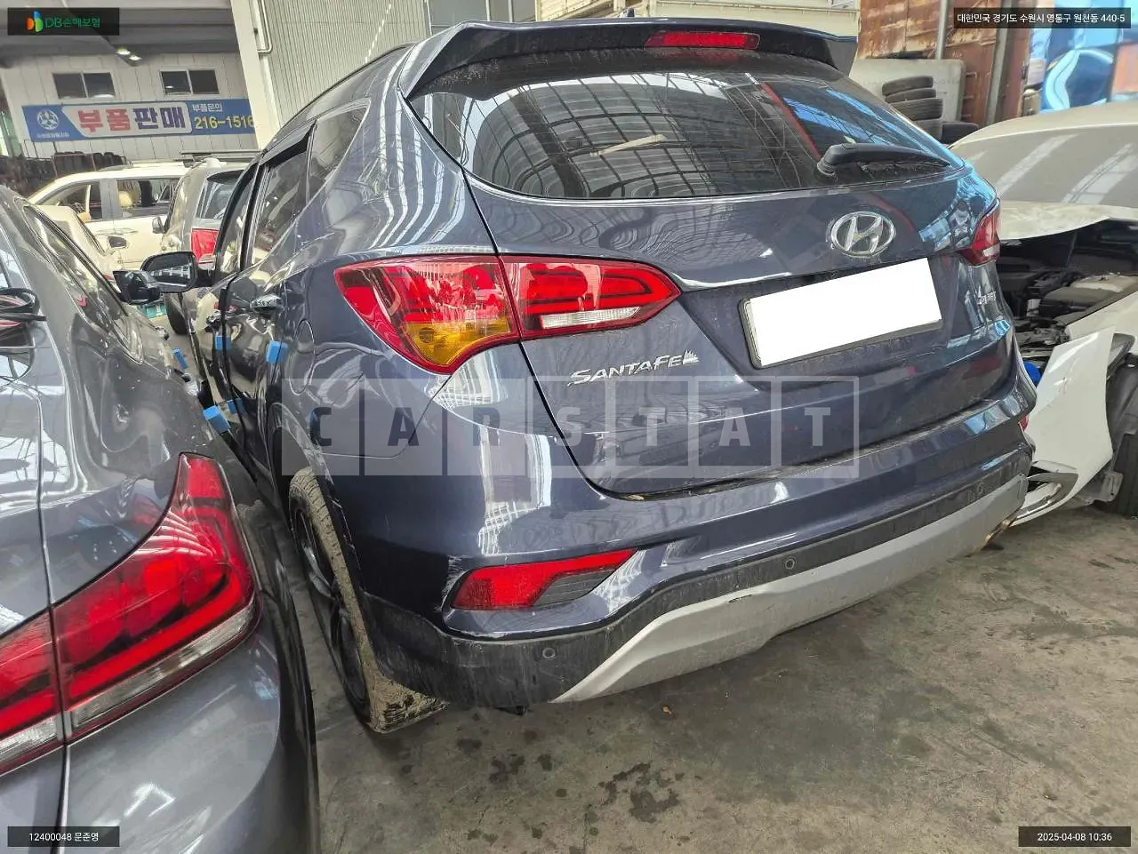 Photo 2 of 20: 2016 Hyundai Santa Fe, VIN KMHSW81UBHU753807 — Korean insurance auction