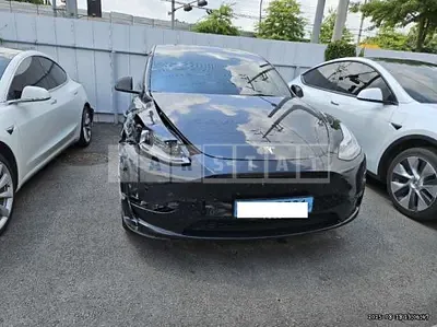 Photo 1 of 15: 2021 Tesla Model Y LongRange — Korean insurance auction
