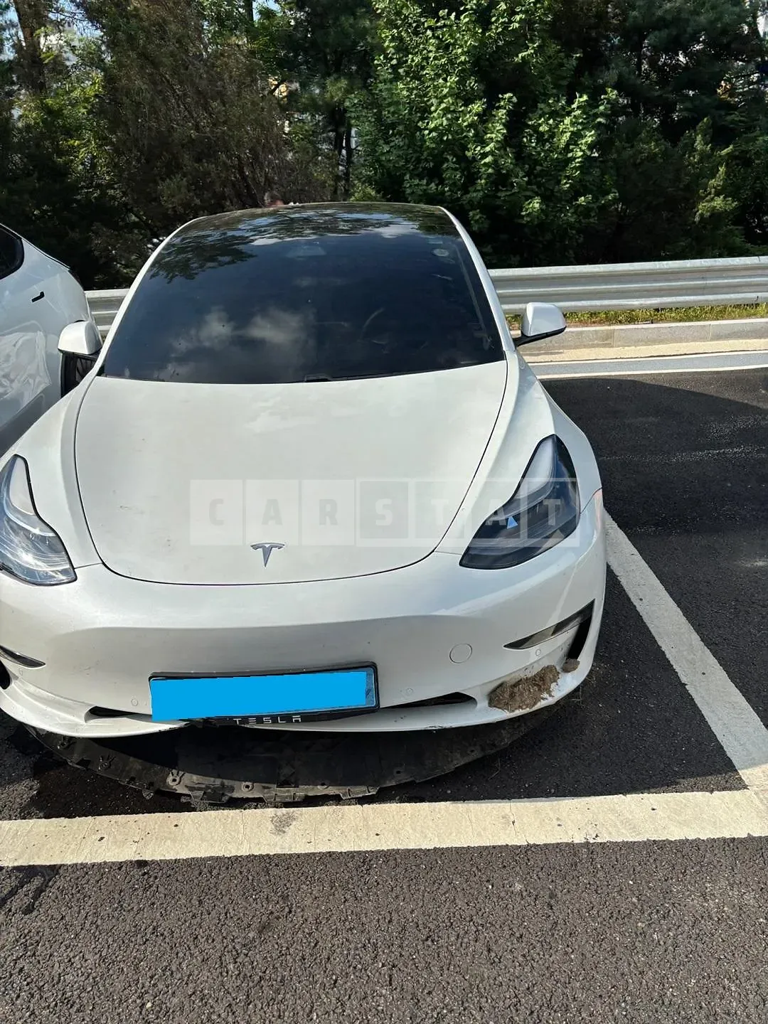 Photo 2 of 48: 2021 Tesla Model 3 Long Range, VIN 5YJ3E1EB9MF081862 — Korean insurance auction