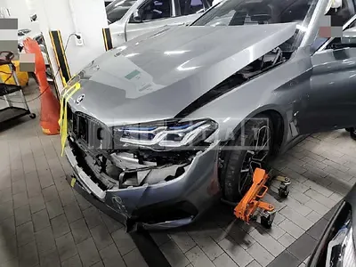 Photo 1 of 20: 2022 BMW 530i xDrive, VIN WBA31BJ01PCL33625 — Korean insurance auction