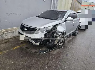 Photo 1 of 9: 2014 Kia Sportage R, VIN KNAPC813BFK736336 — Korean insurance auction
