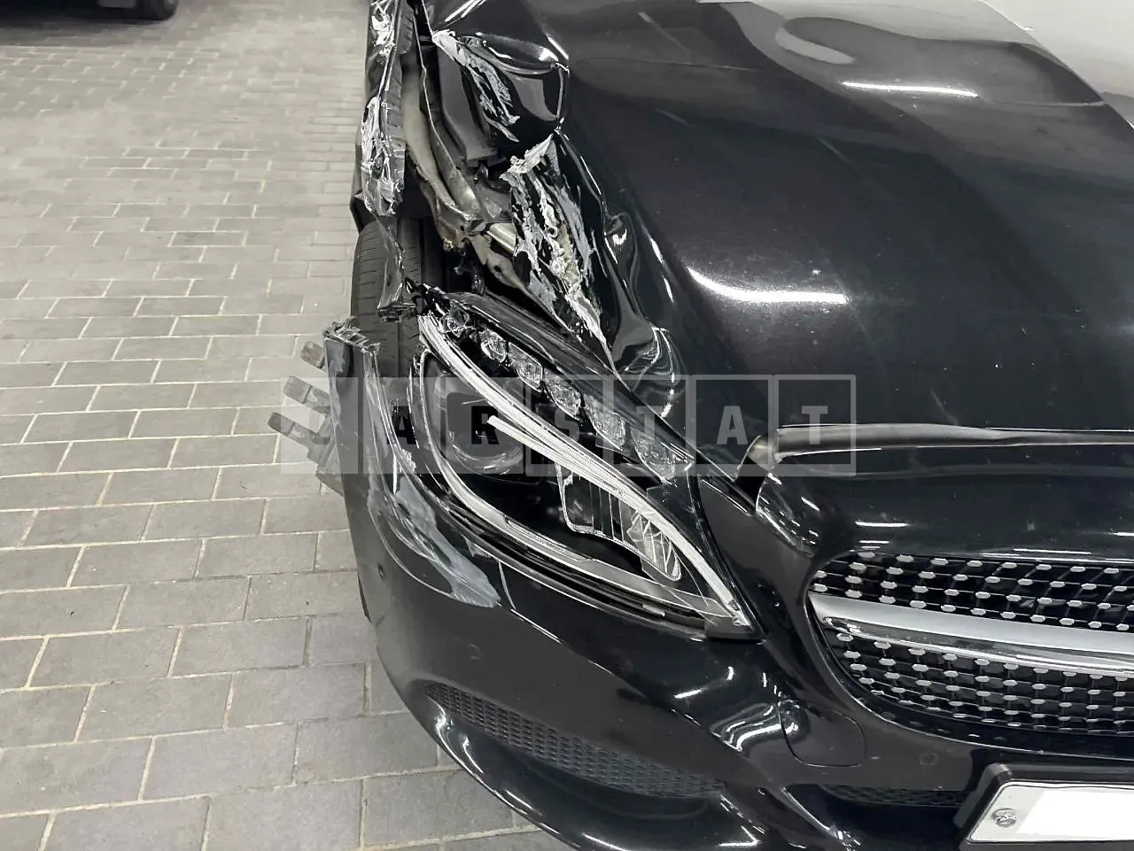 Photo 2 of 19: 2016 Mercedes-Benz C220 d, VIN WDDWF0EBXGR171627 — Korean insurance auction