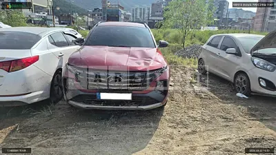 Photo 1 of 11: 2021 Hyundai Tucson, VIN KMHJE811BNU032845 — Korean insurance auction