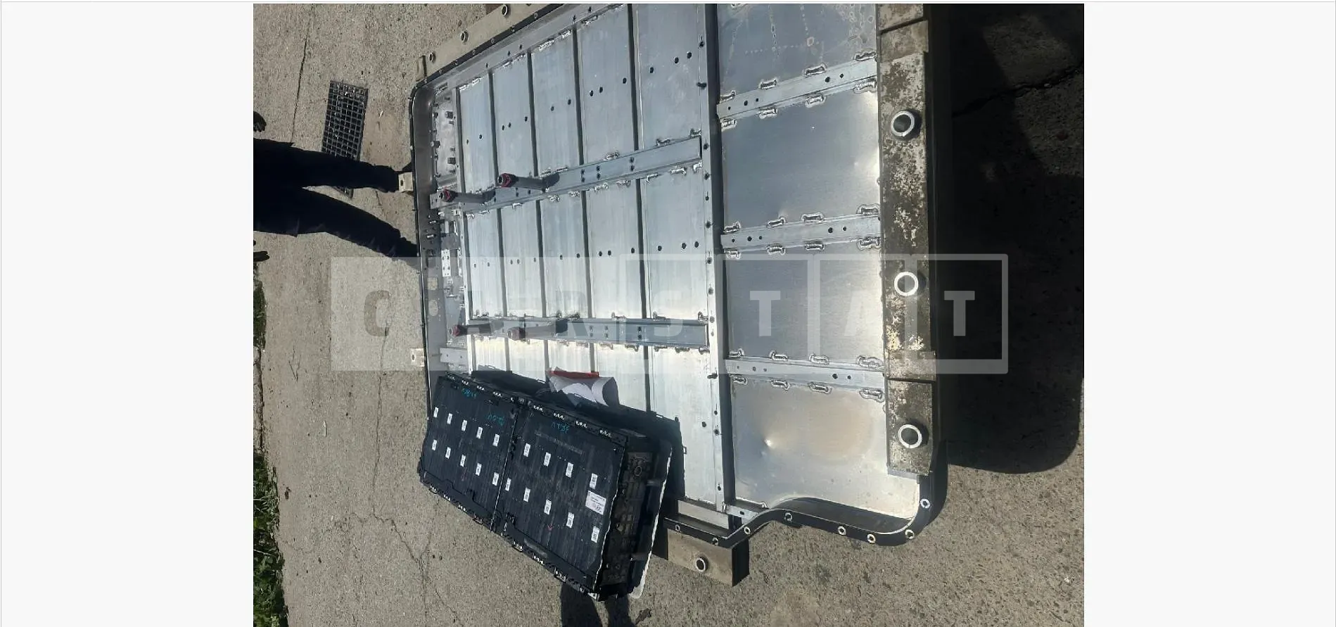 Photo 2 of 3: 2021 Hyundai (parts) Kona Electric Battery — Korean insurance auction