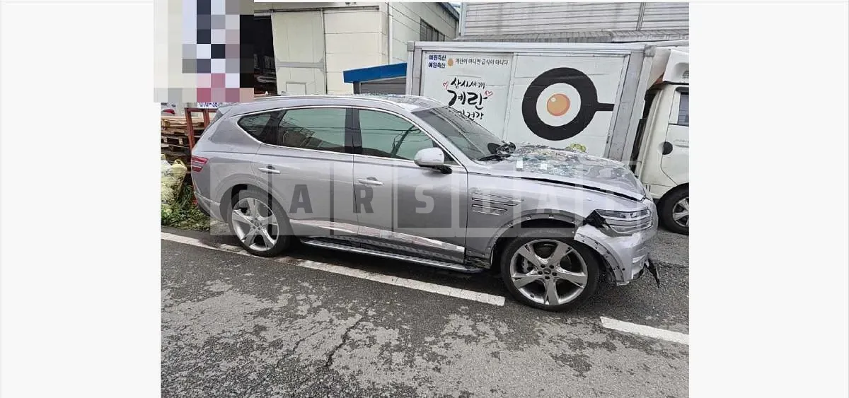 Photo 2 of 9: 2020 Genesis GV80 3.0 (Diesel) 4WD — Korean insurance auction