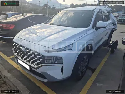 Photo 1 of 8: 2021 Hyundai Santa Fe, VIN KMHS281LGMU407595 — Korean insurance auction