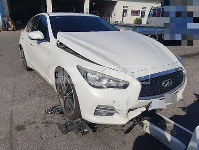 Photo 1 of 16: 2015 Infiniti Q50 2.2d, VIN JNKDV71E5FM531412 — Korean insurance auction
