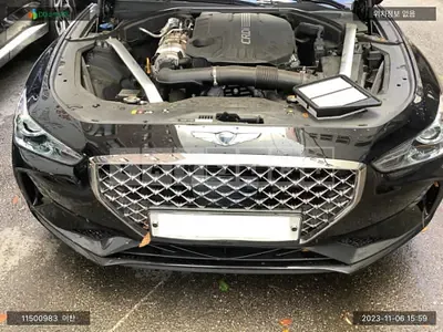Photo 1 of 9: 2019 Genesis G70, VIN KMTG441BBLU059500 — Korean insurance auction
