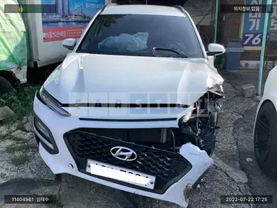 Photo 1 of 8: 2018 Hyundai Kona, VIN KMHK4815GJU174175 — Korean insurance auction