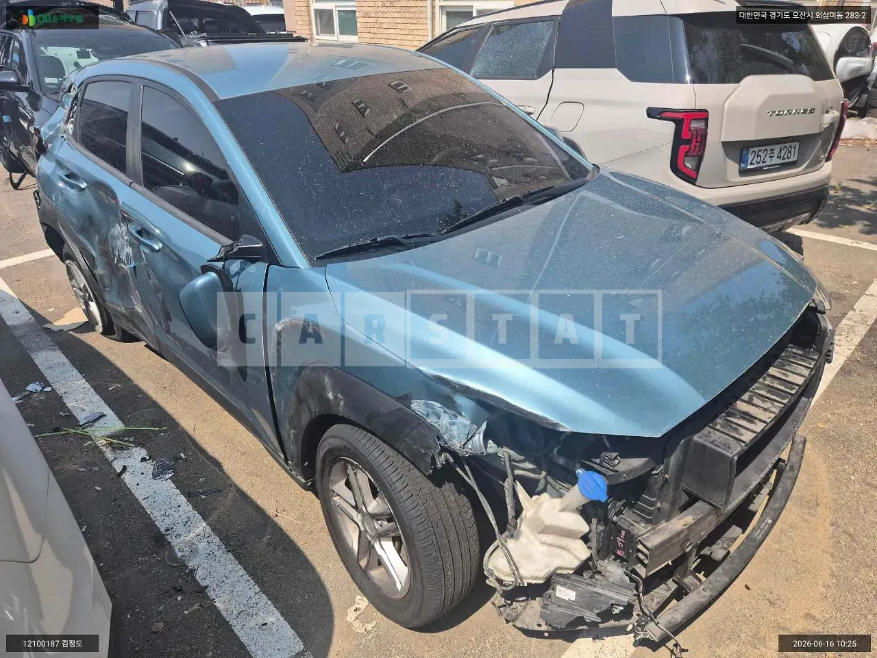 Photo 2 of 14: 2018 Hyundai Kona, VIN KMHK4815GJU151809 — Korean insurance auction