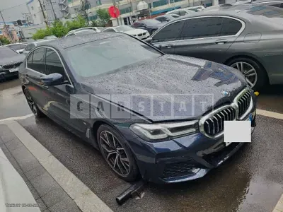 Photo 1 of 9: 2022 BMW 530i, VIN WBA71BH08NWX46676 — Korean insurance auction