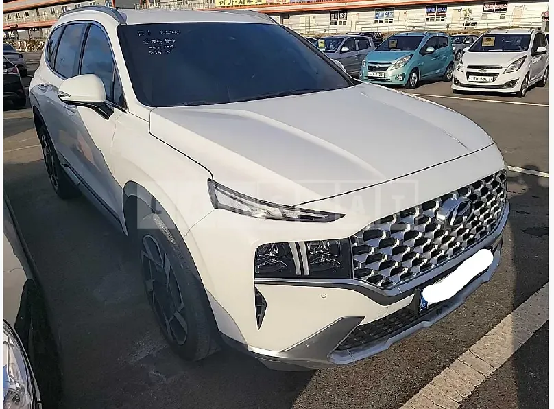 Photo 2 of 10: 2021 Hyundai Santa Fe, VIN KMHS381HGMU315041 — Korean insurance auction