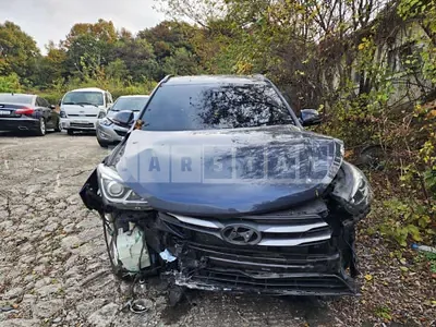Photo 1 of 10: 2016 Hyundai Santa Fe, VIN KMHSW81UBGU600174 — Korean insurance auction