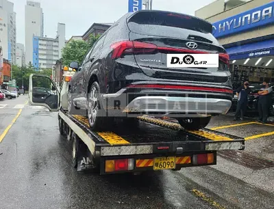 Photo 1 of 23: 2021 Hyundai Santa Fe, VIN KMHS581LGMU368277 — Korean insurance auction
