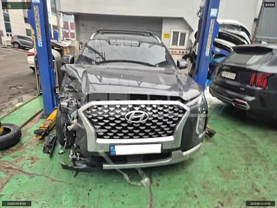 Photo 1 of 47: 2020 Hyundai Palisade, VIN KMHR581EDMU250603 — Korean insurance auction