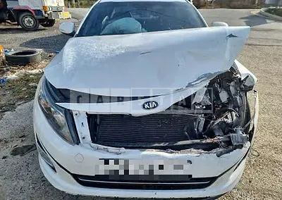 Photo 1 of 14: 2015 Kia K5, VIN KNAGN418BFA563377 — Korean insurance auction