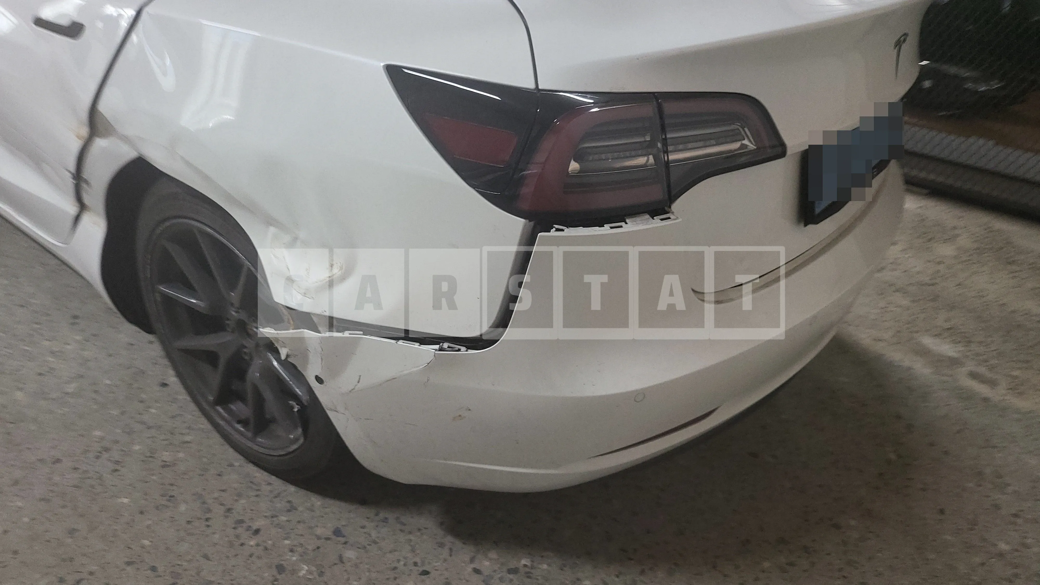Photo 3 of 3: 2021 Tesla Model 3 Long Range, VIN 5YJ3E1EB7MF024723 — Korean insurance auction