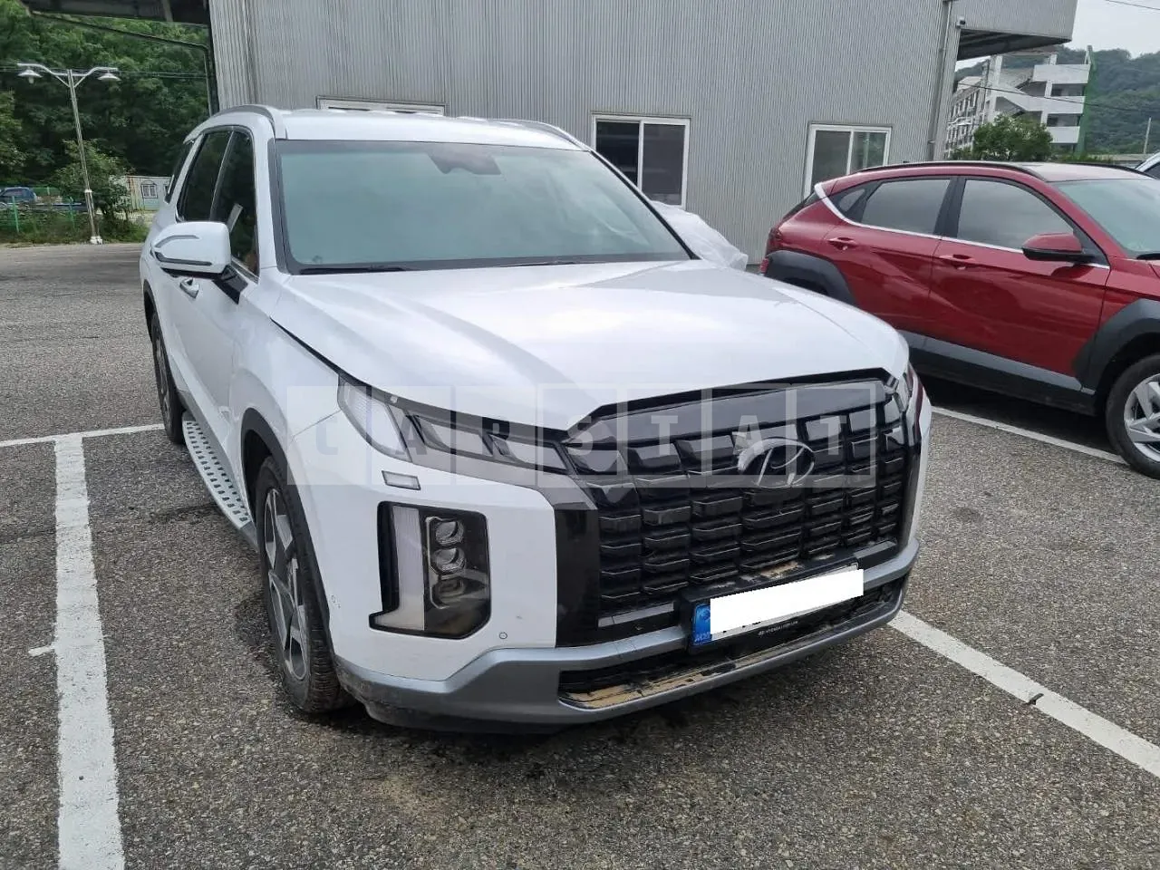 Photo 2 of 8: 2022 Hyundai Palisade, VIN KMHR381ADPU535885 — Korean insurance auction