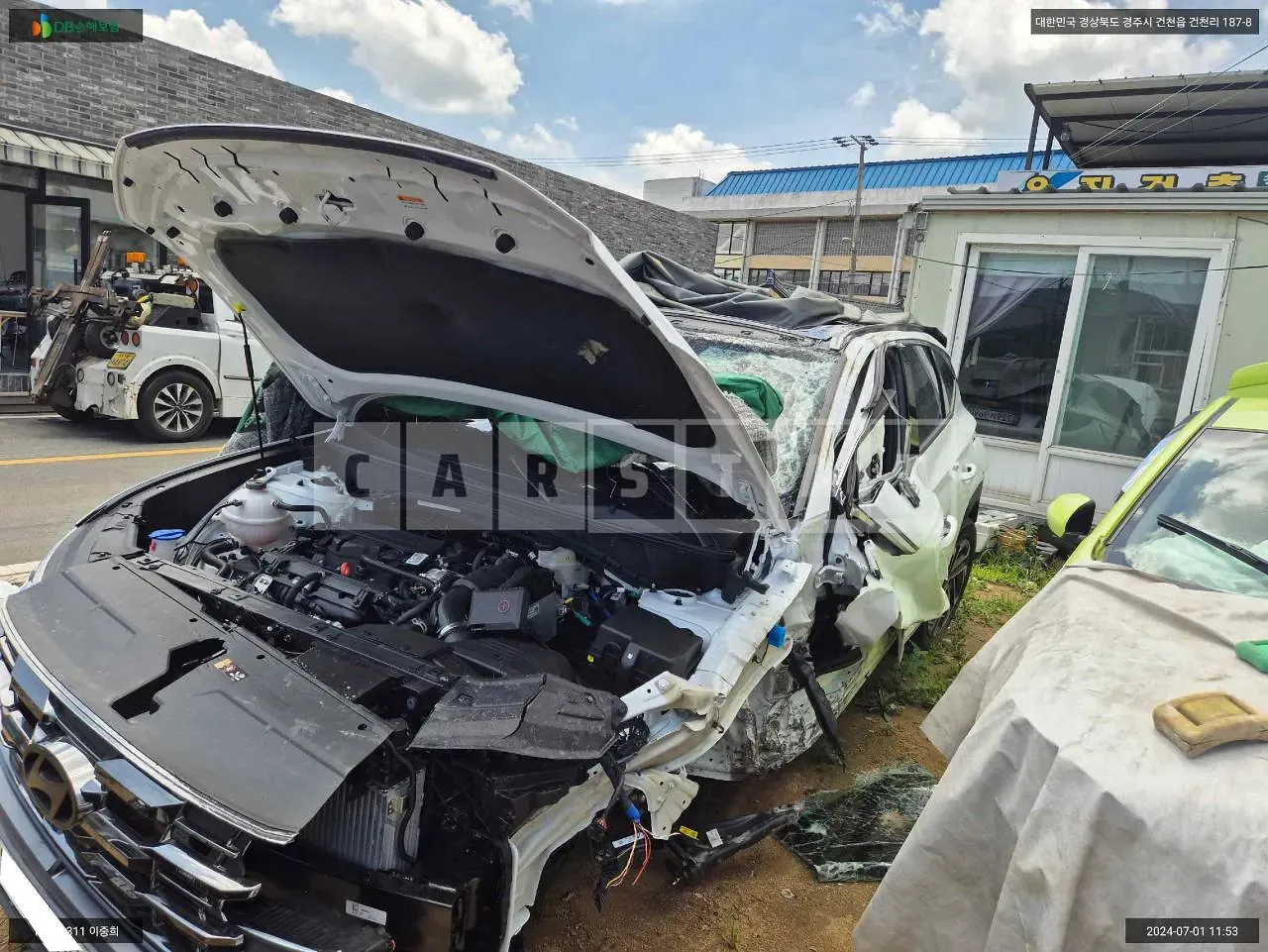 Photo 2 of 48: 2024 Hyundai Tucson, VIN KMHJE81BGRU361027 — Korean insurance auction