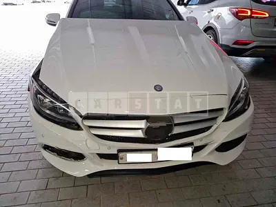 Photo 1 of 19: 2017 Mercedes-Benz C 200, VIN WDDWF4CB2HF408348 — Korean insurance auction