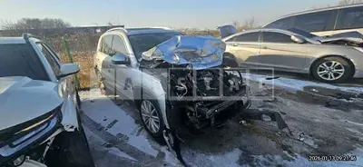 Photo 1 of 12: 2015 Volkswagen Tiguan 2.0 TDI Blue Motion, VIN WVGZZZ5NZFW545680 — Korean insurance auction