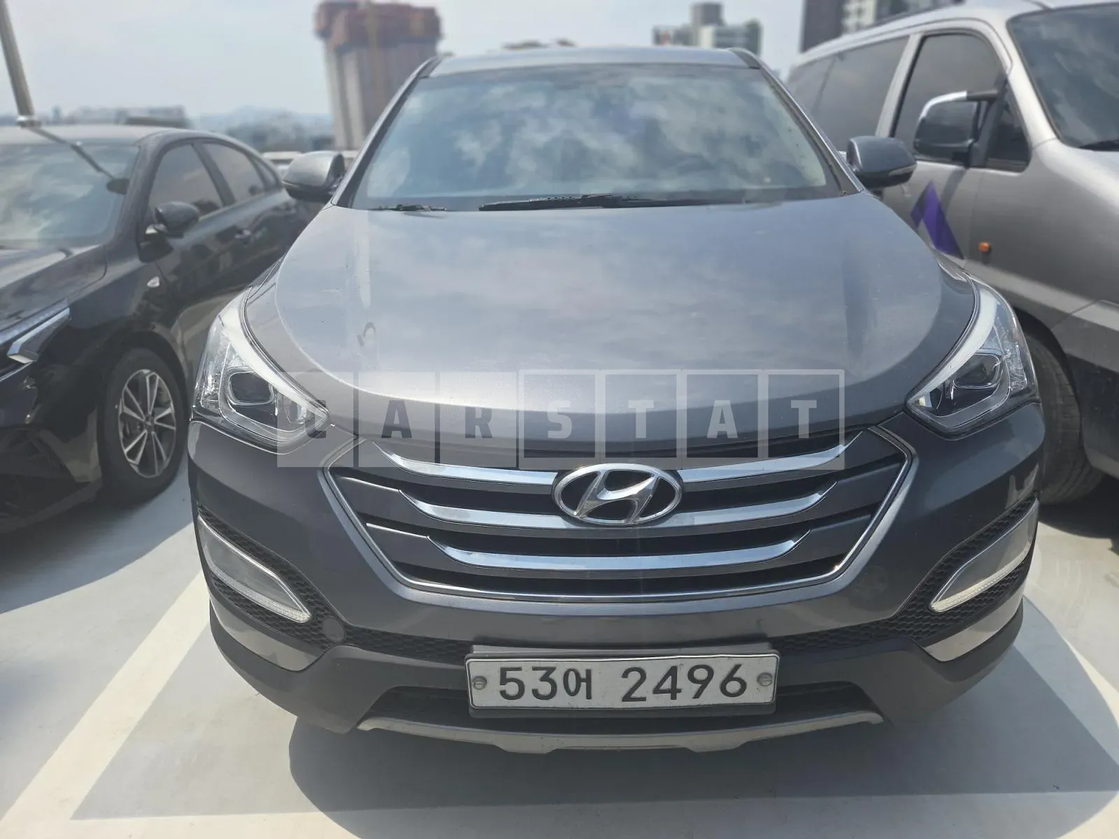 Photo 2 of 20: 2015 Hyundai Santa Fe DM 2.0, VIN KMHSU81UBFU486259 — Korean insurance auction