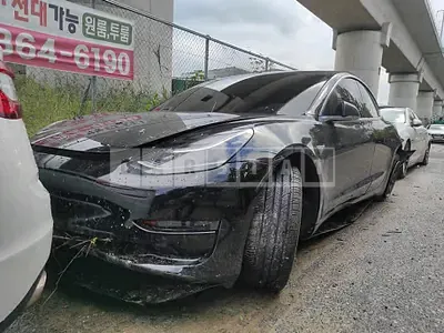 Photo 1 of 6: 2020 Tesla Model 3 Standard Rangeplus RWD, VIN 5YJ3E1EA8LF629890 — Korean insurance auction