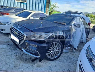 Photo 1 of 24: 2019 Hyundai Genesis G80, VIN KMHGM41DDLU341310 — Korean insurance auction