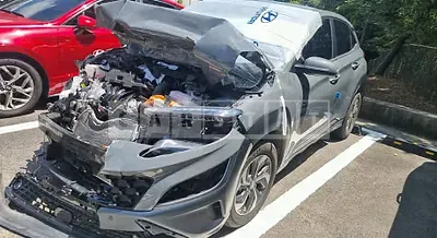 Photo 1 of 20: 2023 Hyundai Kona, VIN KMHK381EGPU096864 — Korean insurance auction