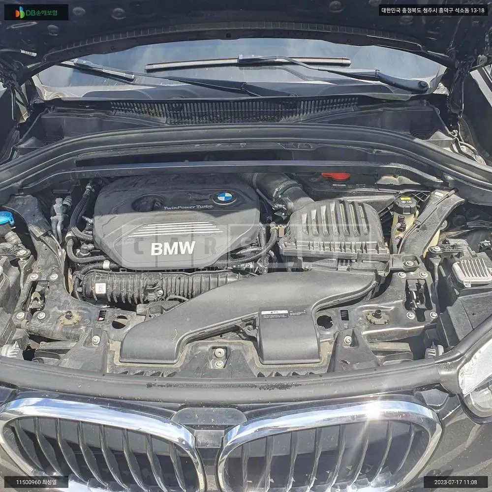 Photo 2 of 8: 2019 BMW X1 25i xDrive M Sport Package, VIN WBAHT3104KEF55436 — Korean insurance auction