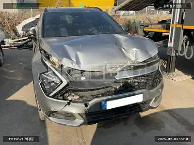 Photo 1 of 15: 2021 Kia Sportage, VIN KNAPV81BHNK000489 — Korean insurance auction