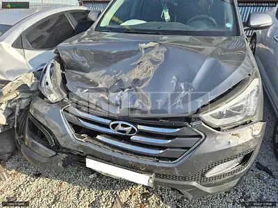 Photo 1 of 21: 2015 Hyundai Santa Fe, VIN KMHSW81UBFU506069 — Korean insurance auction