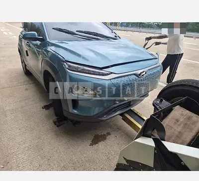 Photo 1 of 12: 2018 Hyundai Kona Electric Car — Korean insurance auction