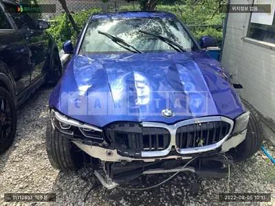 Photo 1 of 10: 2019 BMW 320d, VIN WBA5V5100KAJ56147 — Korean insurance auction