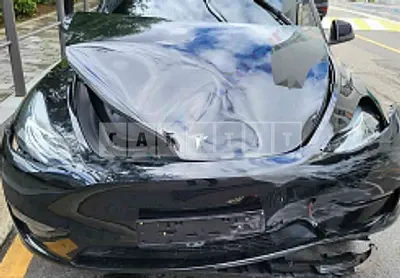 Photo 1 of 29: 2022 Tesla Model Y LongRange, VIN 7SAYGDEE6NF416334 — Korean insurance auction