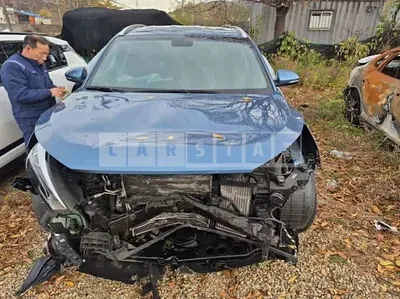 Photo 1 of 14: 2017 Hyundai Tucson, VIN KMHJ381ADHU353040 — Korean insurance auction