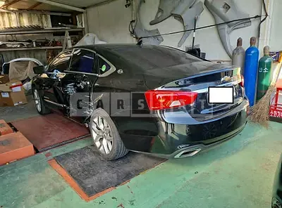 Photo 1 of 12: 2016 Chevrolet Impala, VIN 1G1155SAXGU129061 — Korean insurance auction