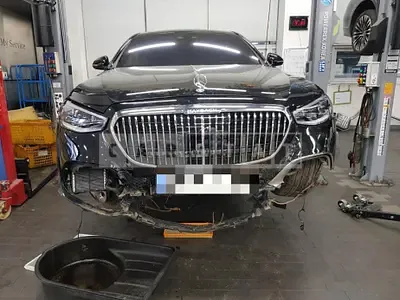 Photo 1 of 57: 2022 Mercedes-Benz S580 4Matic, VIN W1K6X7GB9NA147852 — Korean insurance auction