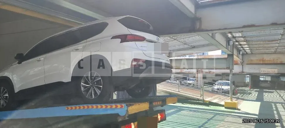 Photo 2 of 12: 2019 Hyundai Santa Fe R2.0 (TM), VIN KMHS281BBKU138118 — Korean insurance auction
