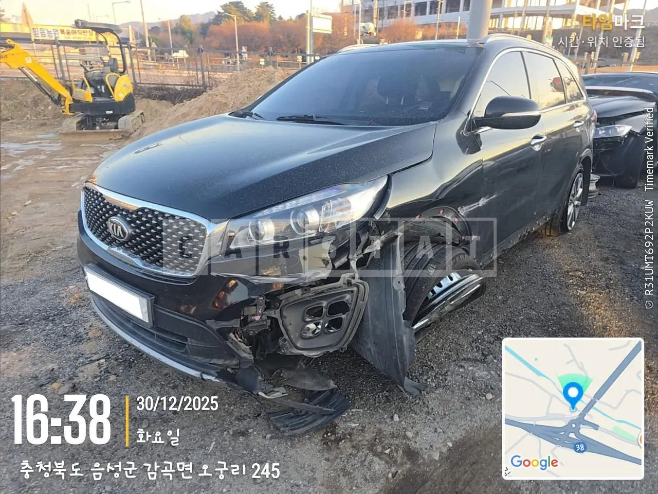 Photo 2 of 10: 2016 Kia Sorento, VIN KNAPH81ABGA207843 — Korean insurance auction